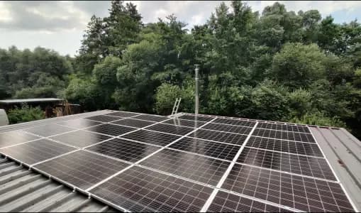 Solaranlage auf Dach